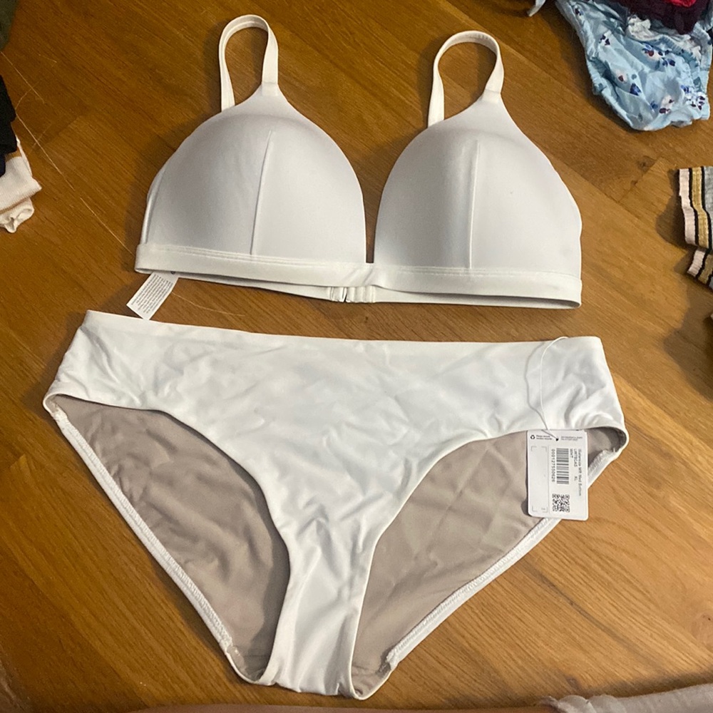 Lululemon White Bikini Set